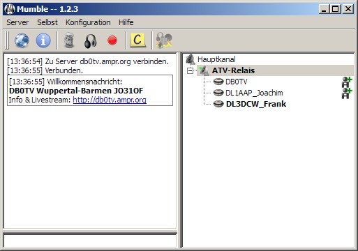 Audioübertragung mit Mumble 